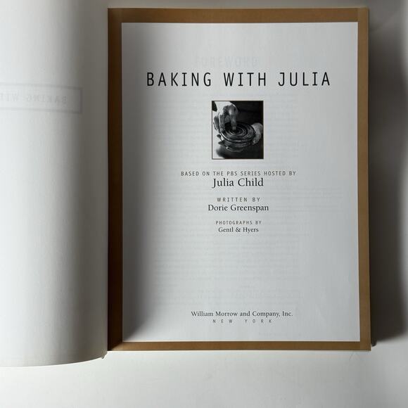 Baking With Julia Dorie Greenspan 1996 First Edition Hardcover Julia Child - Picture 4 of 10